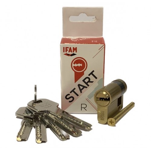 CILINDRO START R STR1030L - 10 x 30 - MEDIO CILINDRO - LEVA LARGA - LATÓN